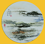 大理石 国画