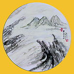 大理石 国画