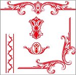 花纹底纹