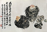 诸乐三花鸟册页