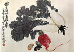 诸乐三花鸟册页