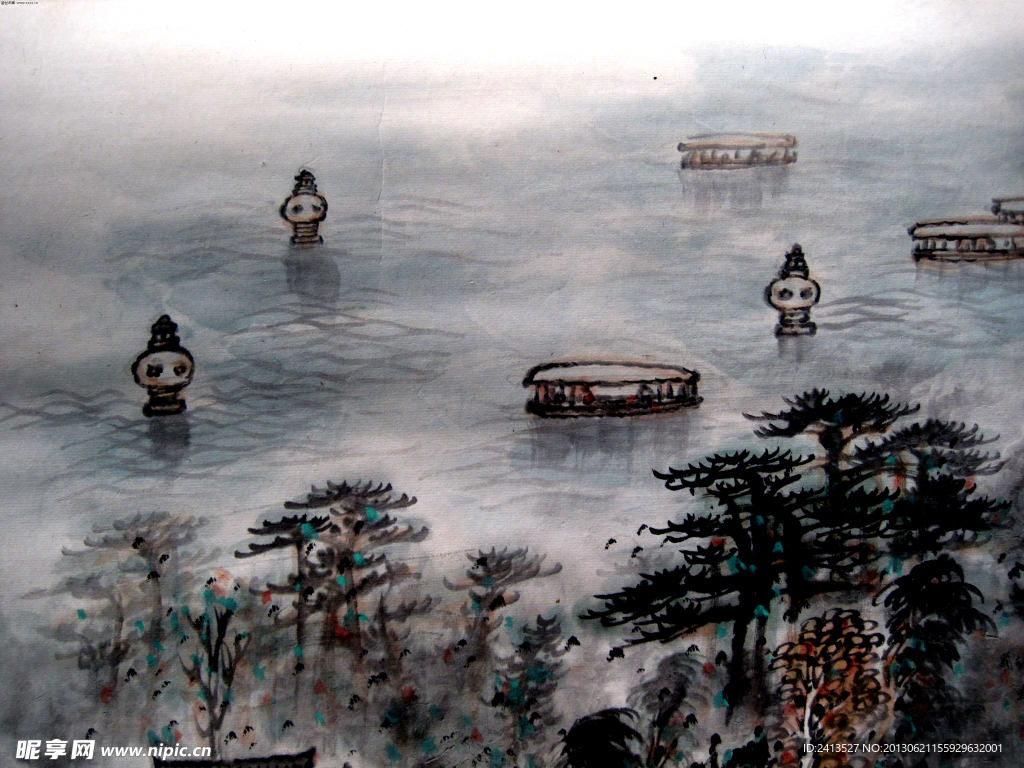 三潭映月