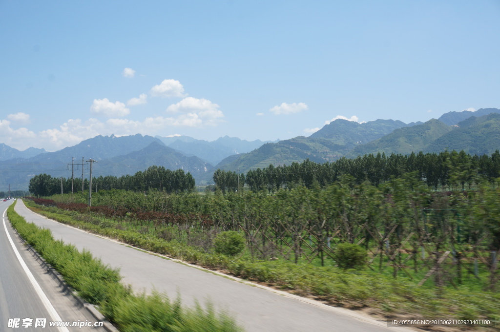 西安环山路 秦岭