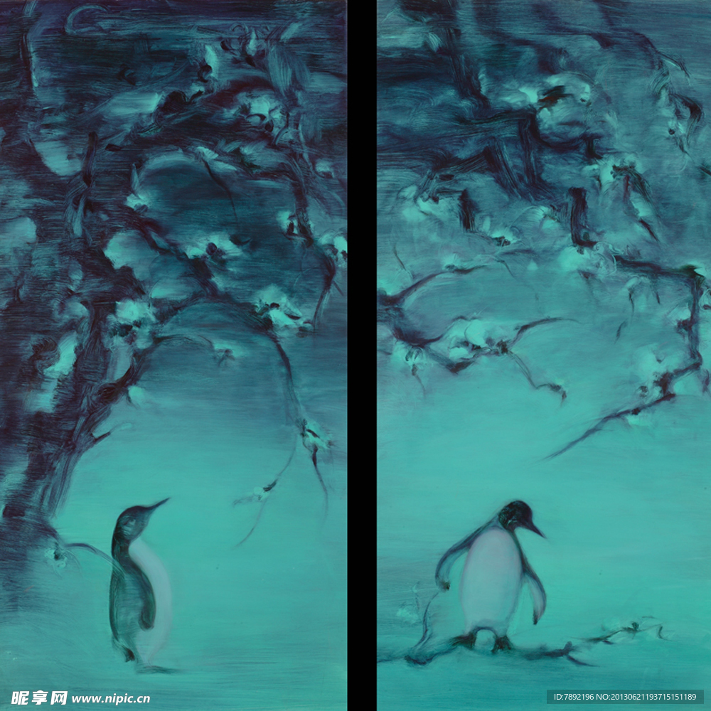 油画 抽象