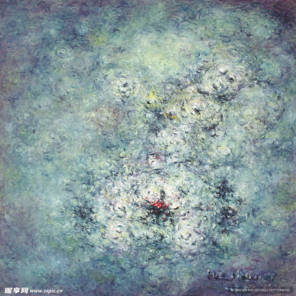 抽象油画