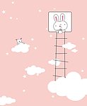 动漫兔子图案