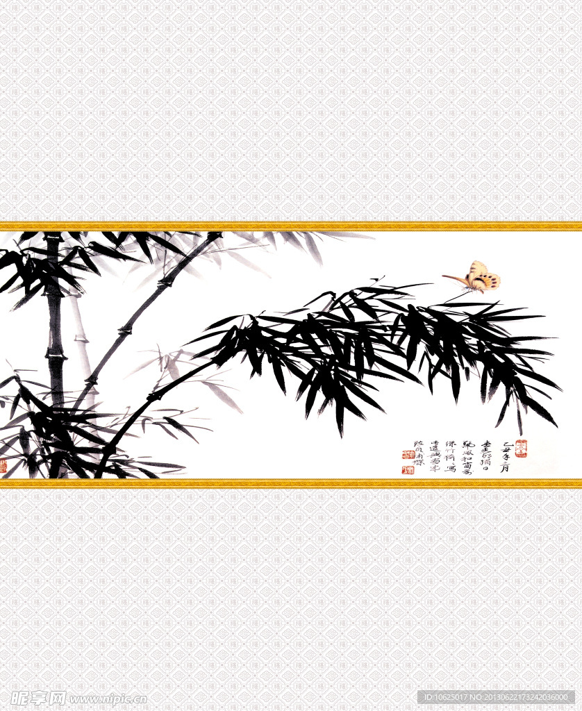 移门竹