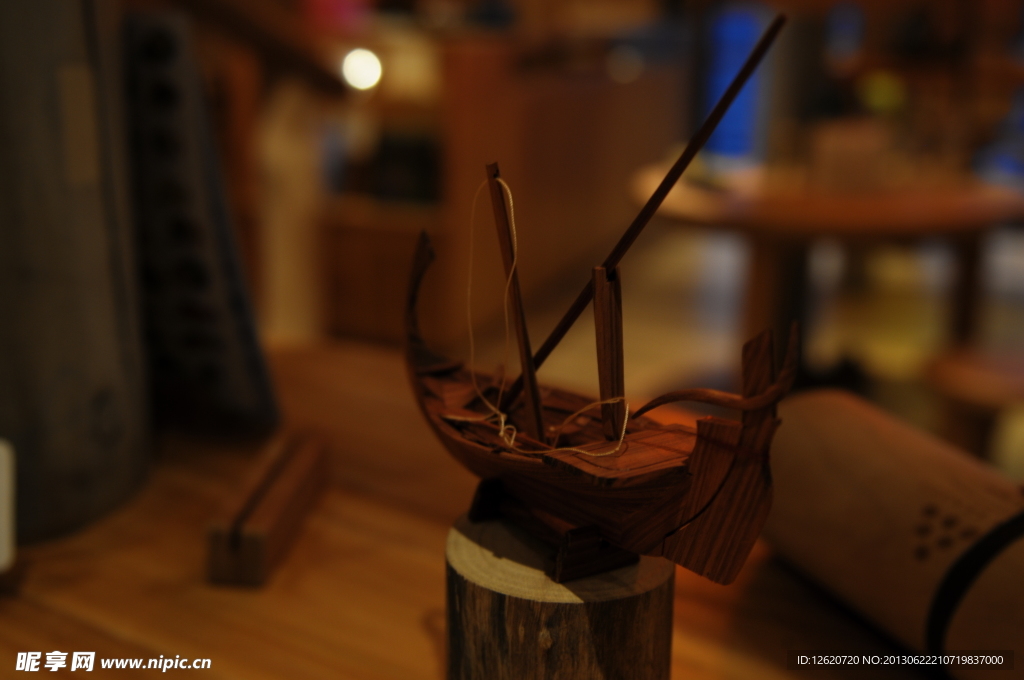 马代拉姆岛渔船工艺品