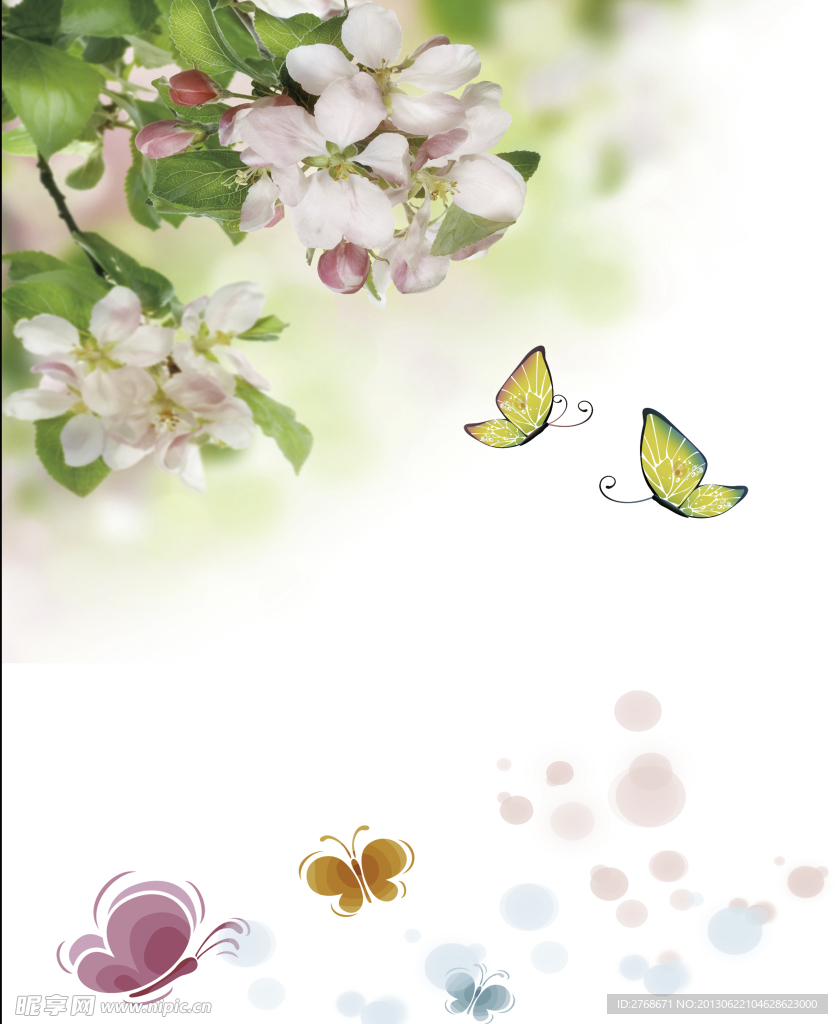 花朵移门