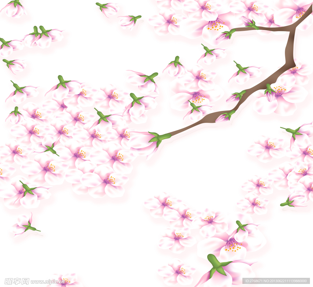 花朵移门