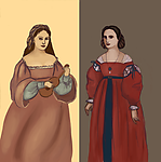 欧洲文艺复兴服饰插图
