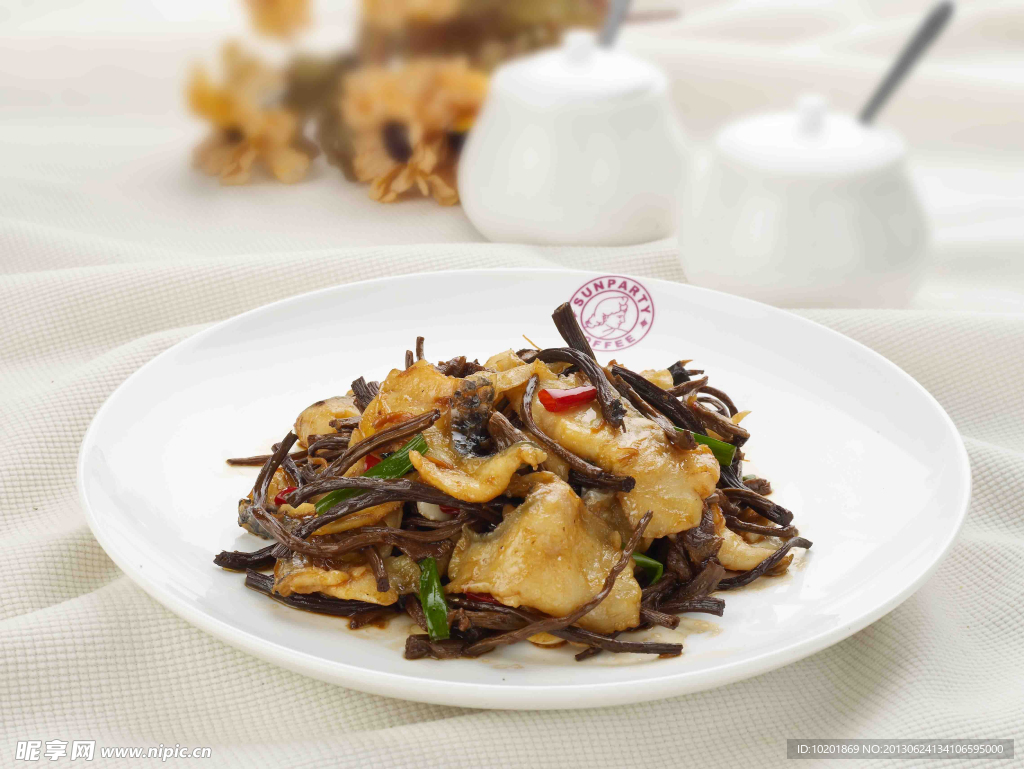 xo酱茶树菇炒鱼片