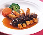 葱烧活海参