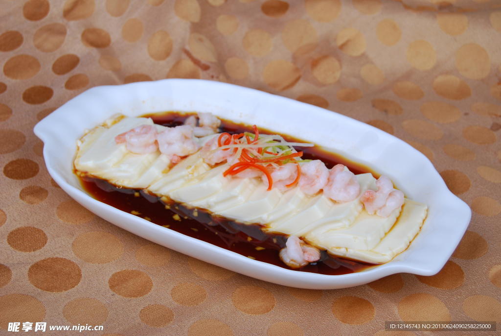 虾仁油浸豆腐