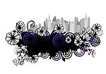 相框时尚花纹 花朵