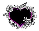 相框时尚花纹 花朵