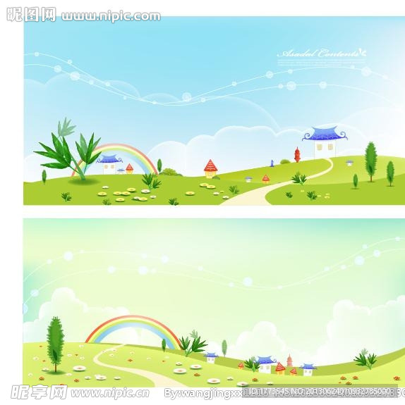 梦幻风景 梦幻背景
