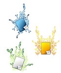 时尚花纹 矢量素材