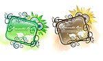 时尚花纹 矢量素材