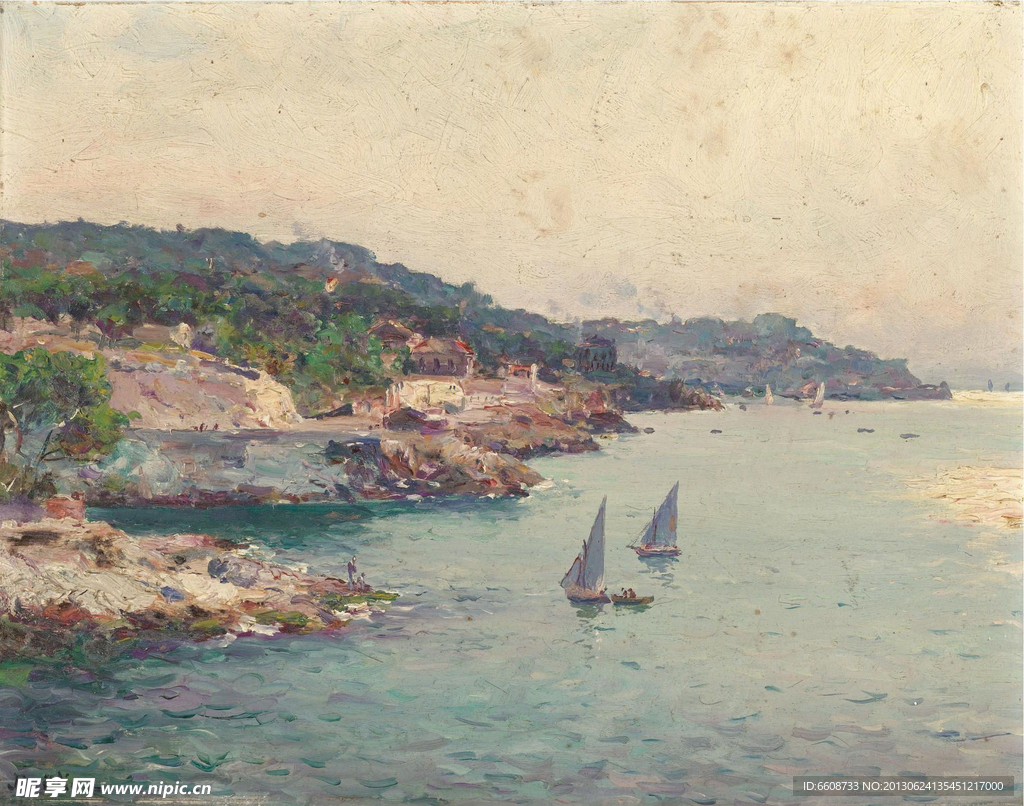 海边油画