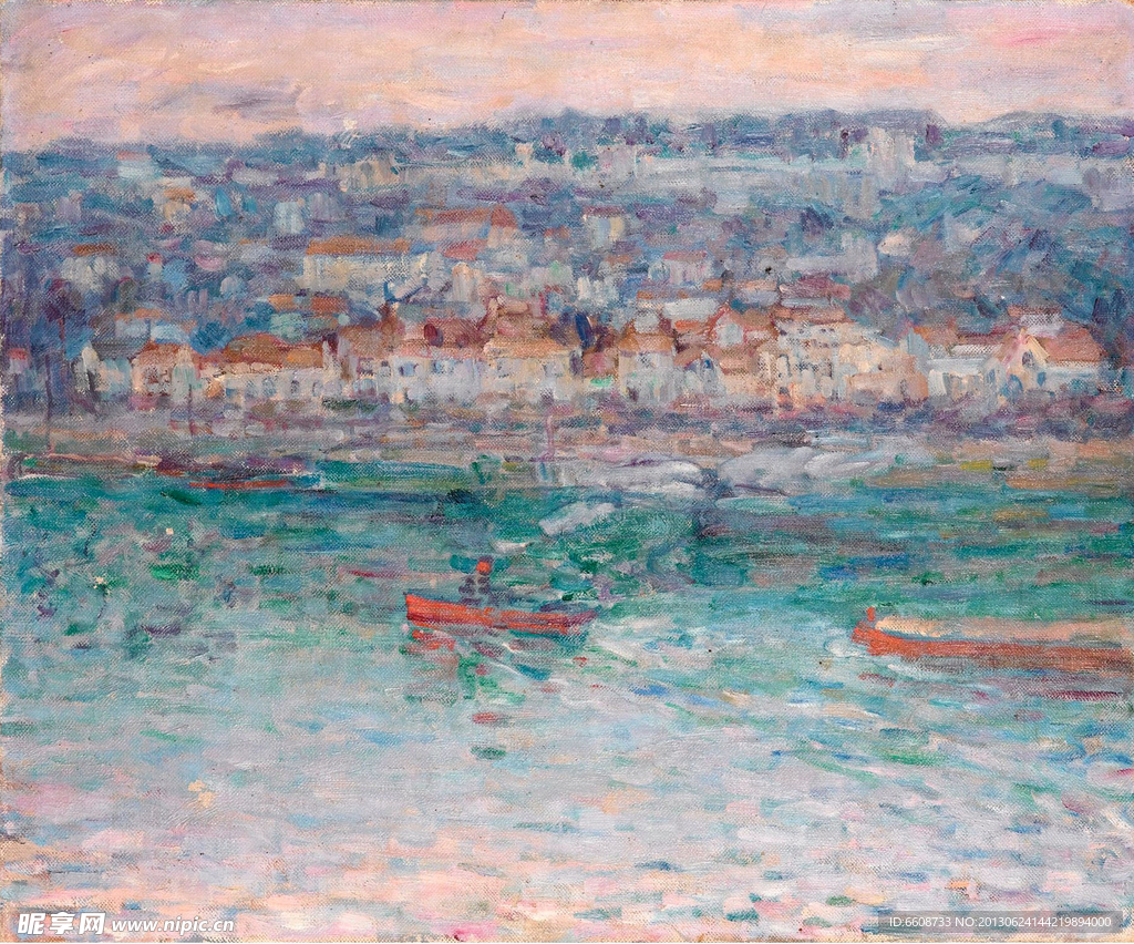 海水油画