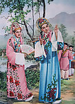年画 十八相送