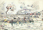 船只油画