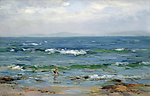大海油画