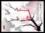 山水画 墨梅