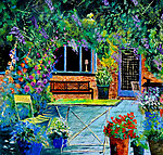油画 花园