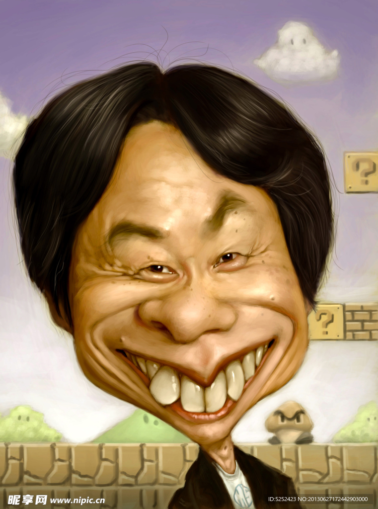 夸张人物漫画