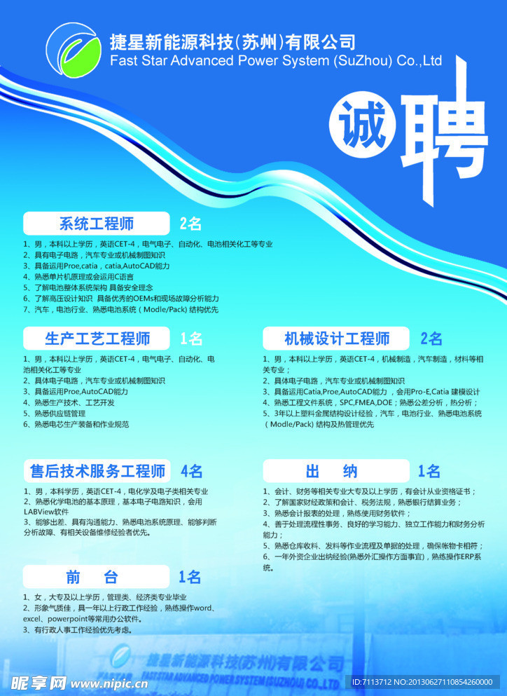 招聘海报