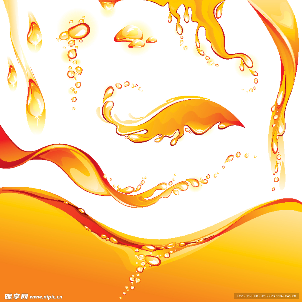 黄色水花