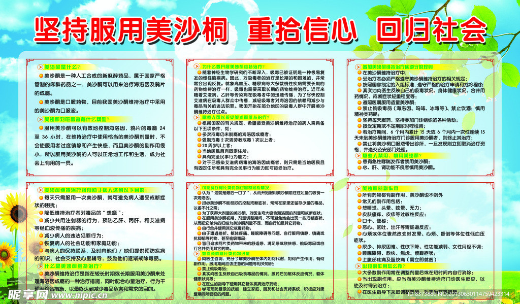 戒毒展板