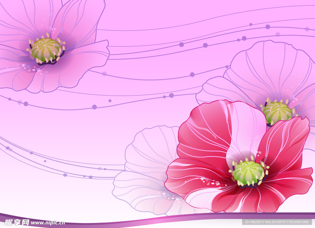 背景花朵