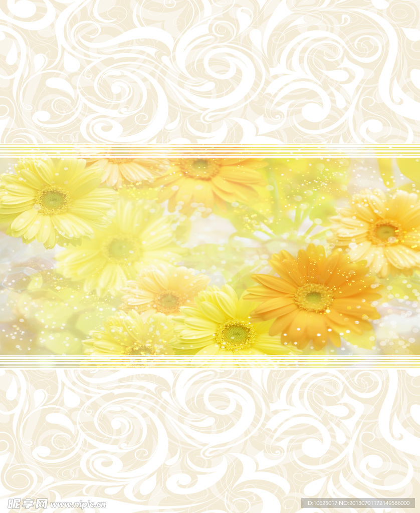 黄色花朵