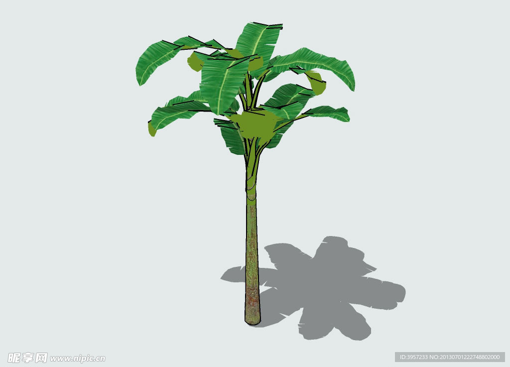 花草3D模型