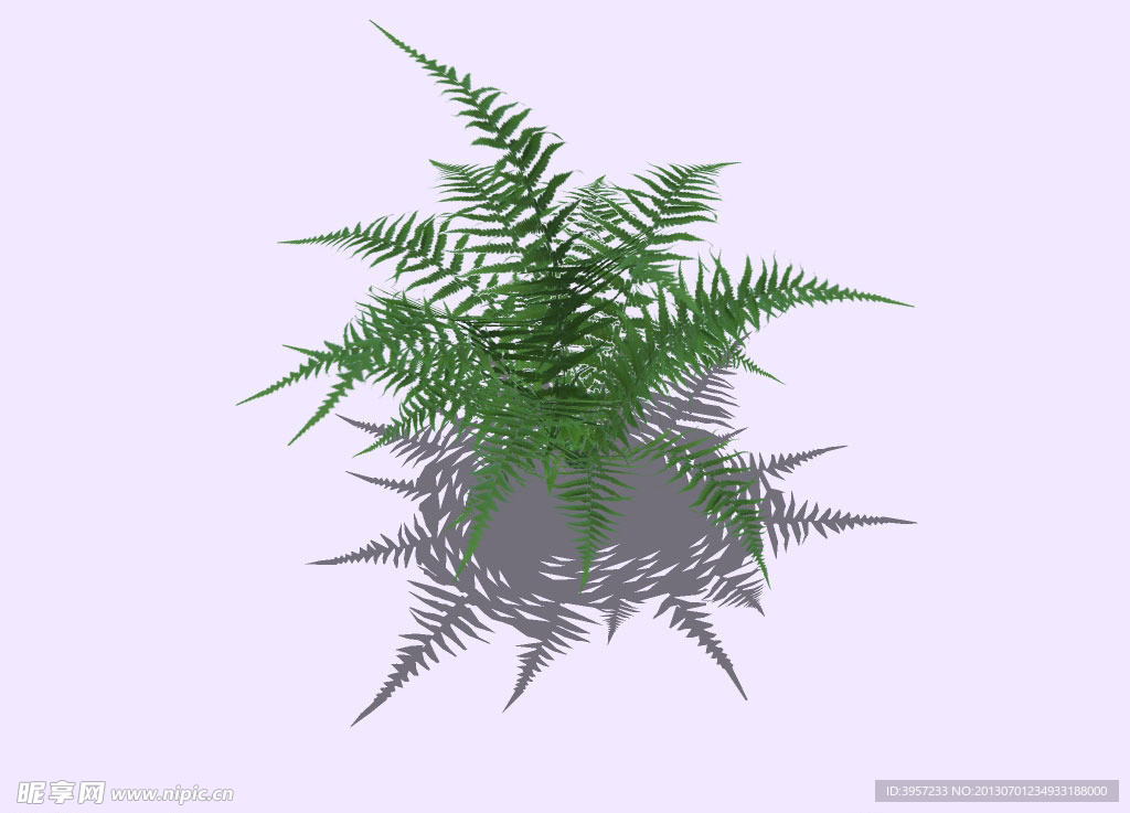 花草3D模型