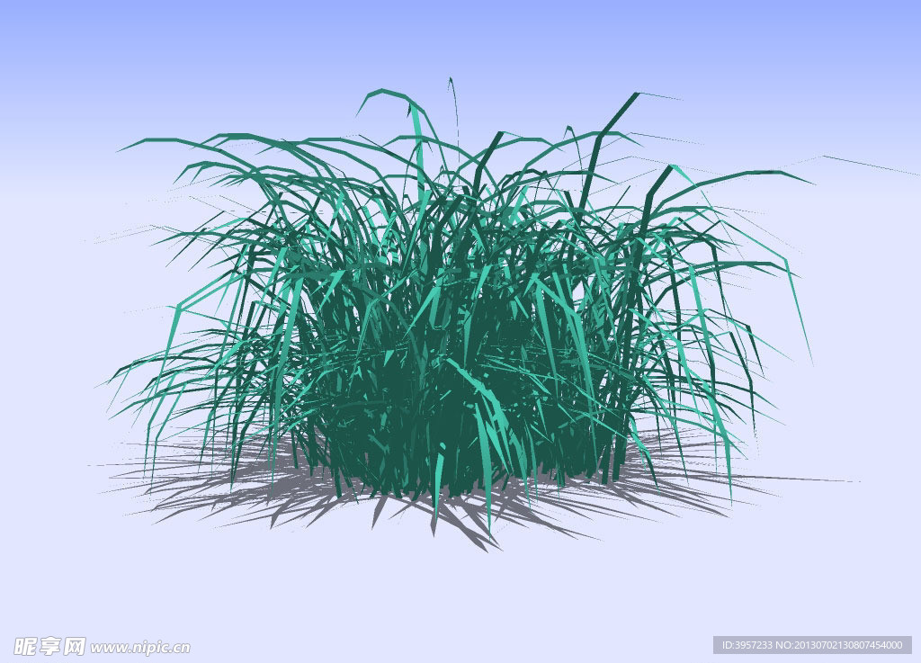 花草3D模型