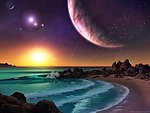 风景合成图