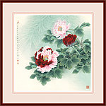 牡丹工笔画
