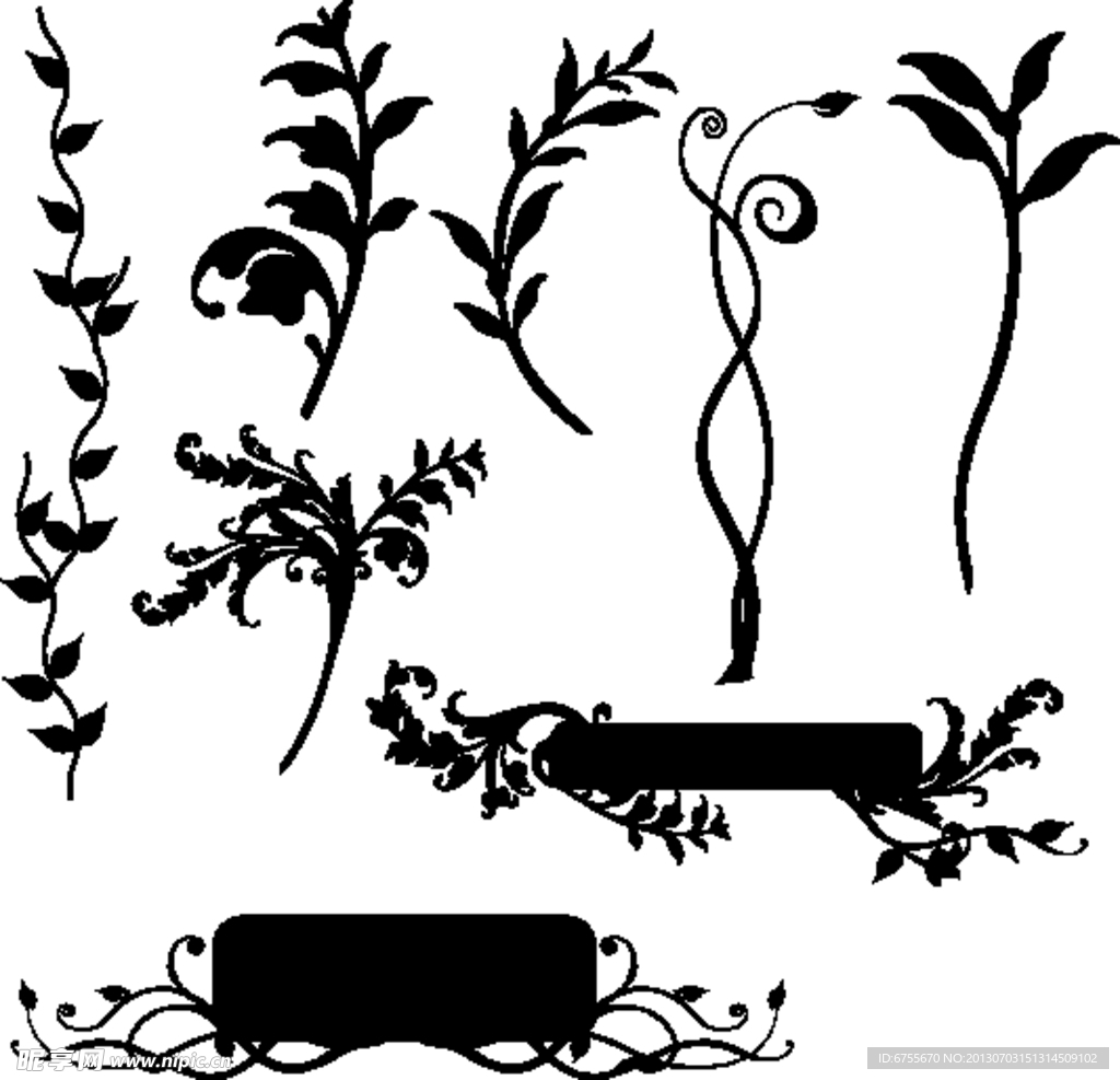 植物花纹