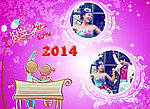2014婚纱模板台历