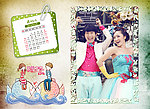 2014婚纱模板台历