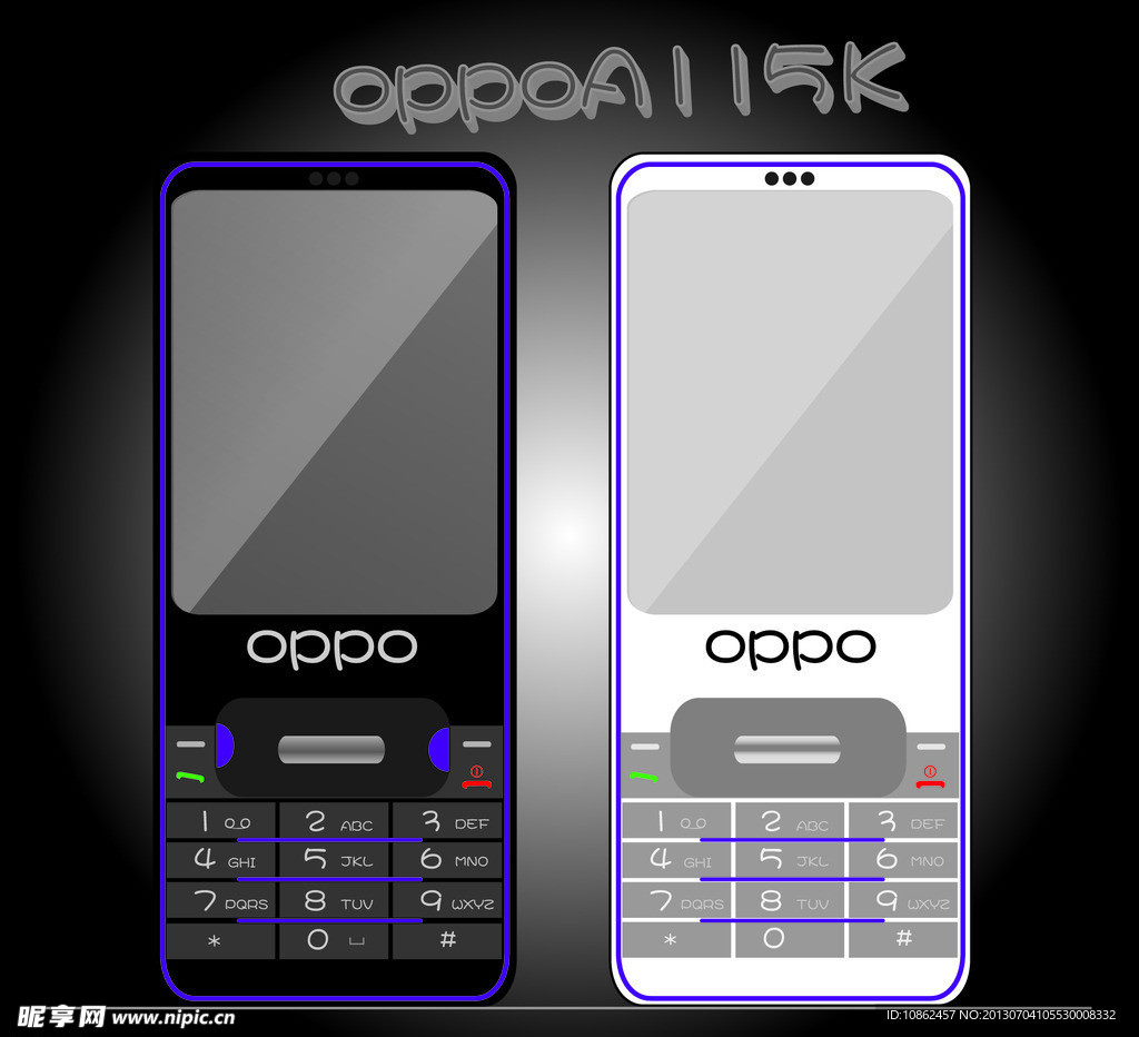 OPPO手机矢量素材