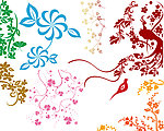 分层花纹