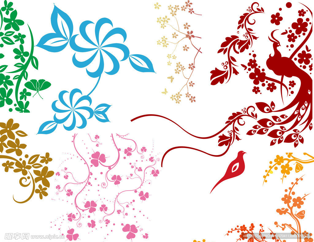 分层花纹