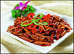 茶树菇炒牛柳
