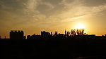 城市黄昏
