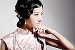 美女精致旗袍照